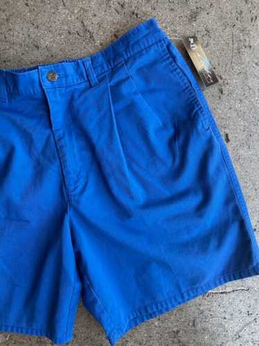 80s Mens Blue Shorts – Large