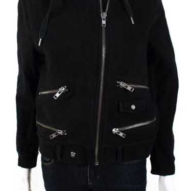 Sport the Kooples black moto jacket