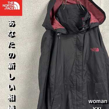 The North Face Mountain Parka Black × Wine Red Wom