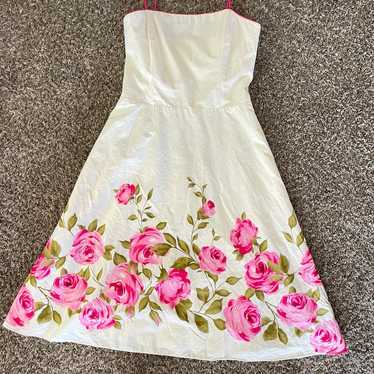 Dressbarn pink floral dress