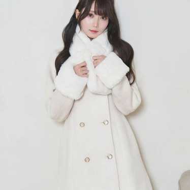 RoséMuse tippet muffler set coat ホワイト S tippet muffler set coat – BUNNY APARTMENT