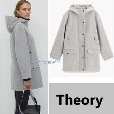 auralee hooded double coat - Gem auralee hooded double coat - Gem