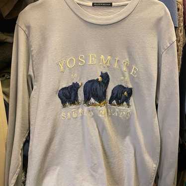 Brandy Melville Oversized Slub Hoodie Sweater 1991 Yosemite