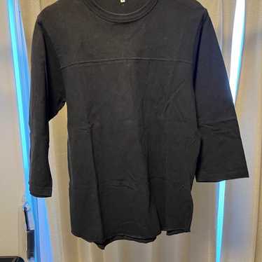 FREAK'S STORE Black 3/4 Sleeve Cut Sew M