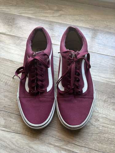 Streetwear × Vans × Vintage Burgundy Vans