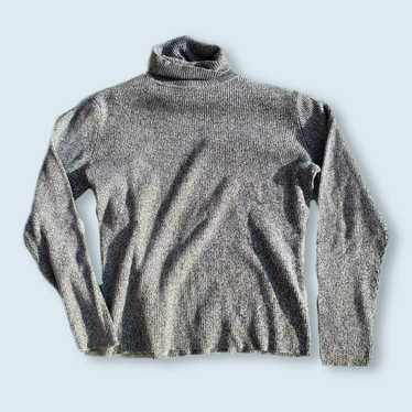 90s Y2K Grunge Cottagecore Heather Gray Turtleneck