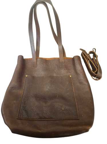 Portland Leather Crossbody Tote