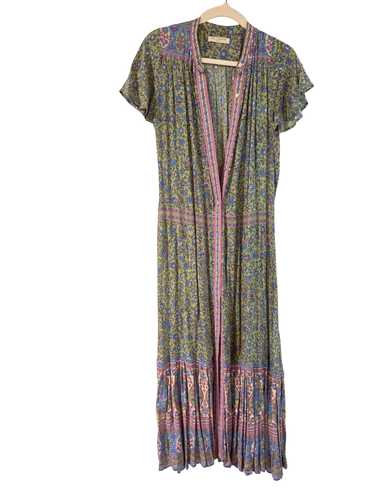 Spell USA Jasmine Flutter Sleeve Maxi Dress