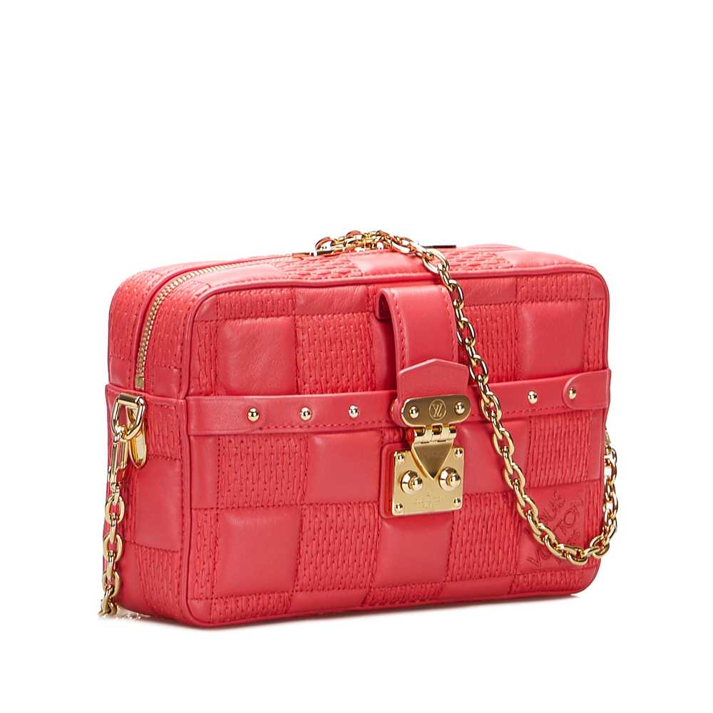 Pink Louis Vuitton Damier Troca PM Satchel - image 2