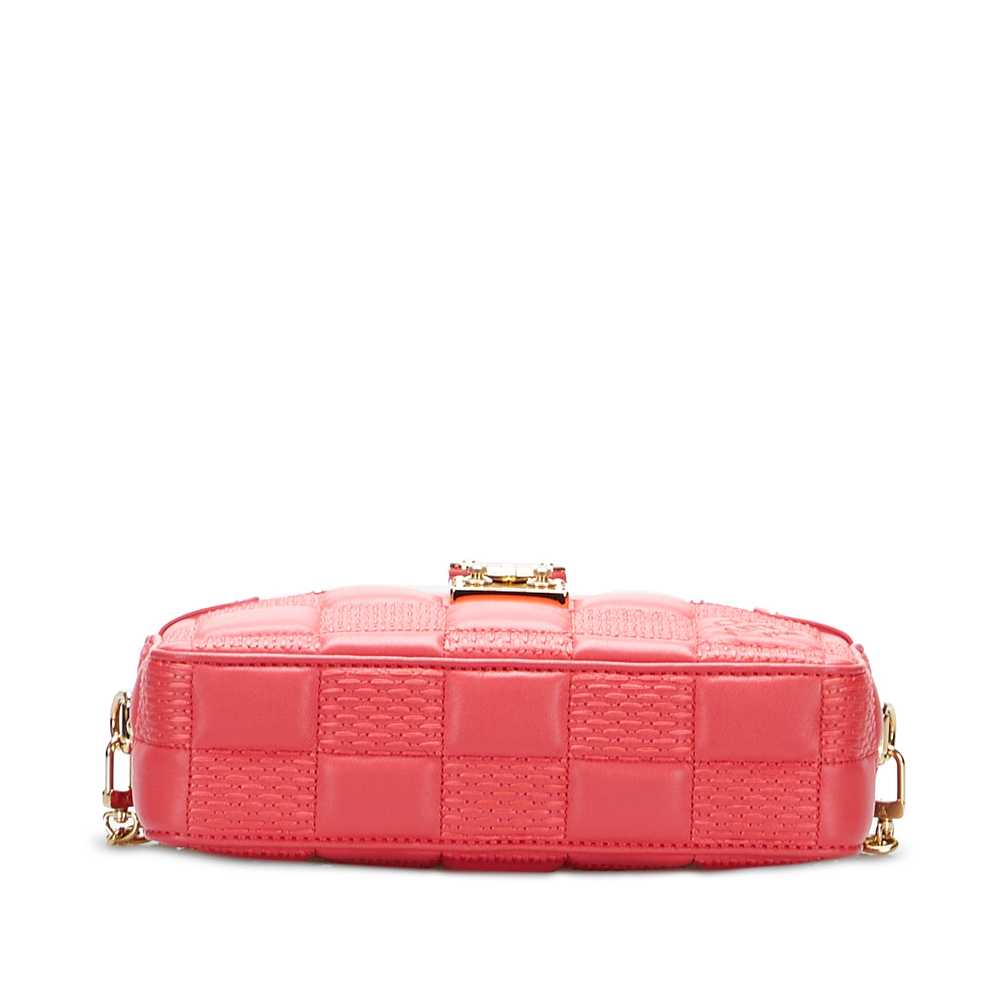 Pink Louis Vuitton Damier Troca PM Satchel - image 4