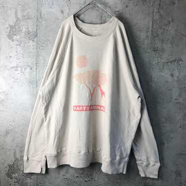 Y1238 Vintage Sweater Sweatshirt Beige 90s Y2K