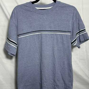 Quiksilver Men's Blue and Navy Tshirt