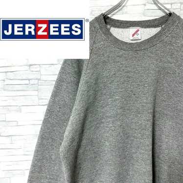 【Rare】80s 90s JERZEES Plain Sweatshirt XXL