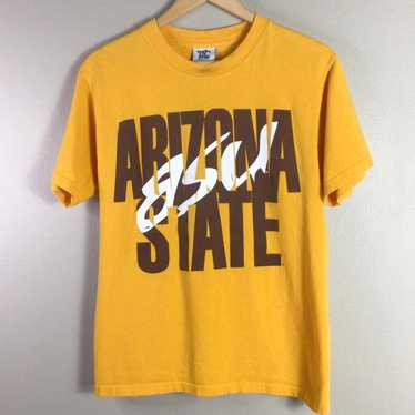 ASU Arizona State University T Shirt Yellow Medium