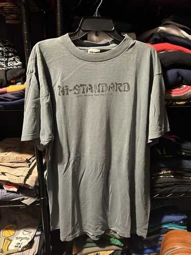 Hi-STANDARD 90's TEE ホワイト L Vintage 90s Hi Standard T Shirt Mens White XL Thrashed Punk