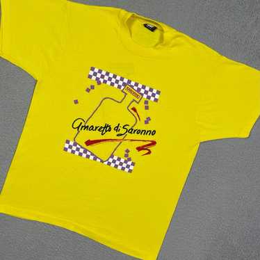 Vintage 80s Amaretto-di-Saronno alcohol T-shirt