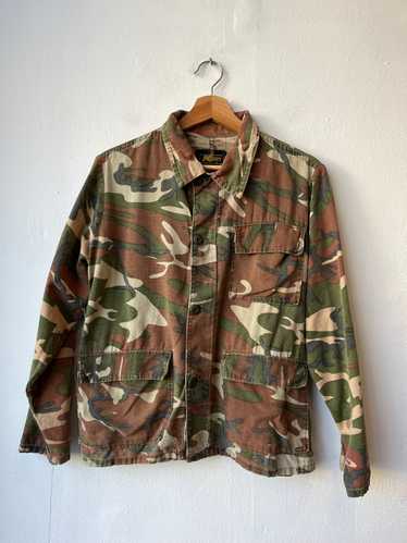 80’s Camo Button Up