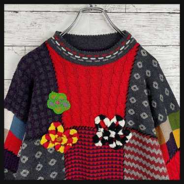 【D-4】Vintage Sweater Old Rare Retro Popular