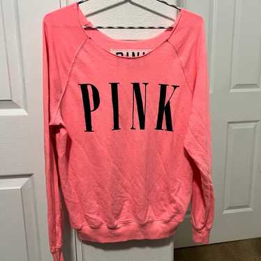 PINK off the shoulder vintage top