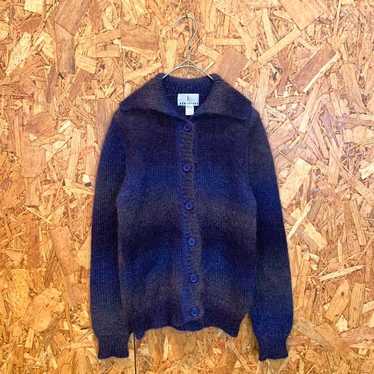 KUMIKYOKU Suite Cardigan Knit Mohair Navy Women's 