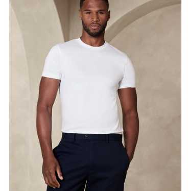 BANANA REPUBLIC LUXE TOUCH Crew Neck T-Shirt