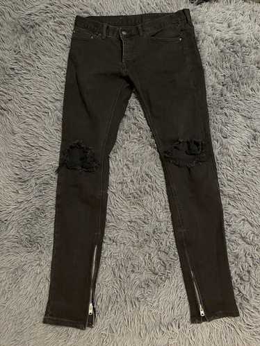 MNML Mnml Black Distressed Jeans Size 32