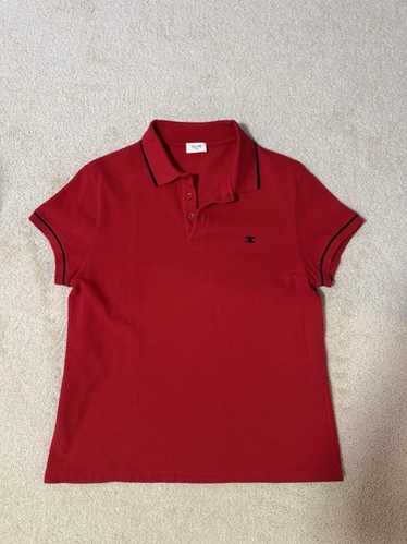トップス CELINE PARIS design polo shirts Celine Triomphe Striped Polo Shirt | italist