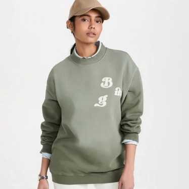 Anine Bing Cody Sweatshirt Vintage Green