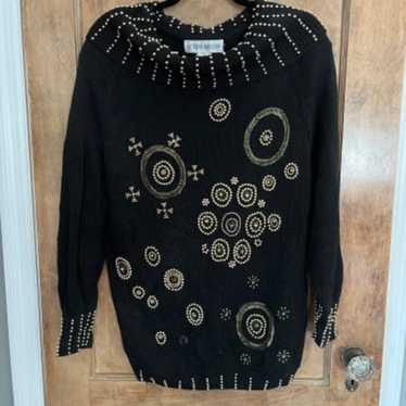 Victoria Harbour Vintage Beaded Sweater