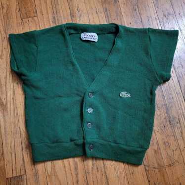 Vintage LACOSTE Izod CARDIGAN Sweater Sweatshirt G