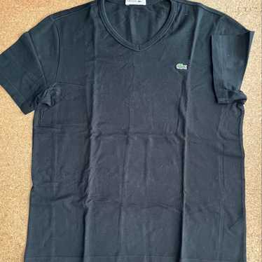 Lacoste Black V-Neck T-Shirt