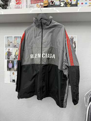 Balenciaga x adidas Tracksuit Jacket Black White Men's