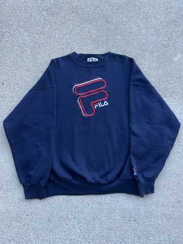 Fila × Vintage Vintage 1990s FILA Navy/Red Embroid