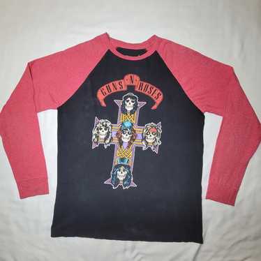 Guns N Roses Bravado Raglan Baseball Shirt