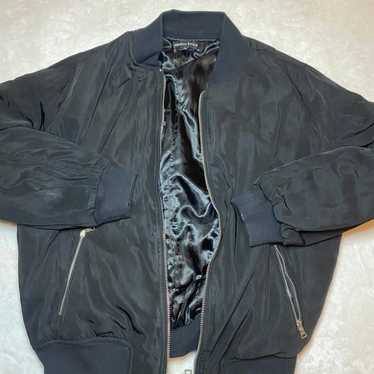 Kendall and Kylie Bomber Jacket Black