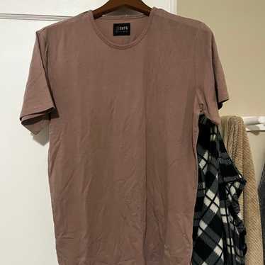 Cuts clothing split hem Tshirt