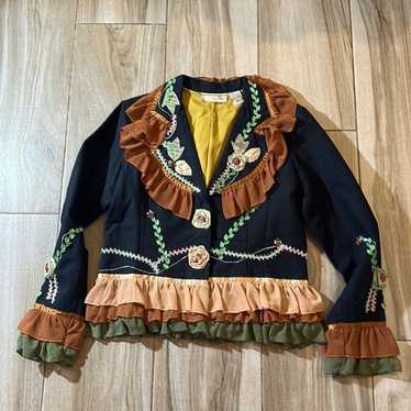 Carrie Allen Vintage Embellished Denim Jacket