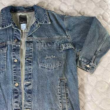 Vintage Sean John  denim jacket  Medium wash denim