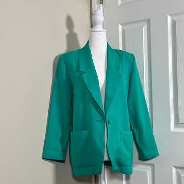 Vintage Willow Ridge Teal Womens Blazer