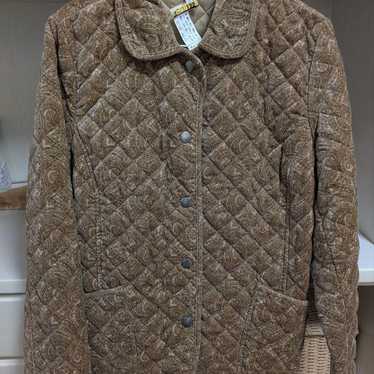 Brown Quilted Jacket