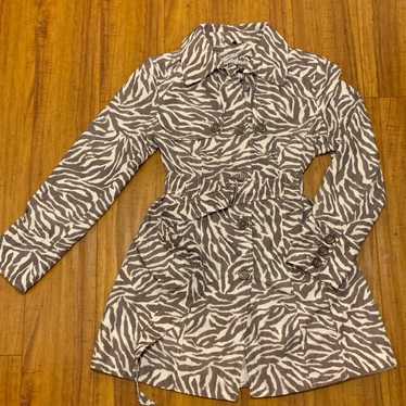 Guess zebra print coat