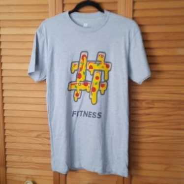 Hashed # Grey Fitness #Pizza Size Small