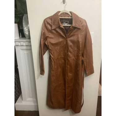 Maxima wilsons leather vintage trench Medium