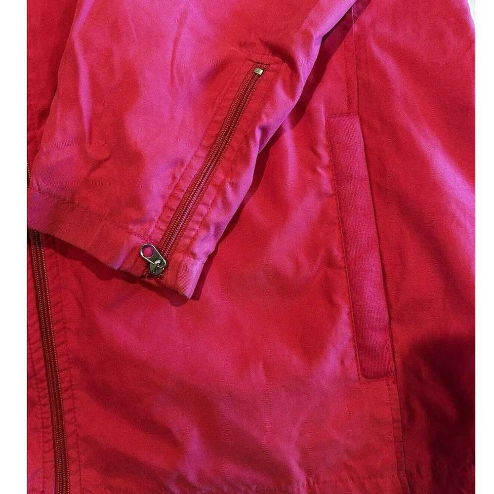 Vtg Antigua for Women Pink Windbreaker Jacket Gol… - image 3