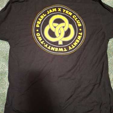 Pearl Jam Ten Club music band tshirt clubconcert s