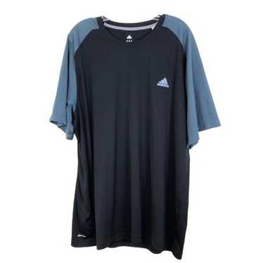 ADIDAS Black Short Sleeve Athletic Lightweight Shi