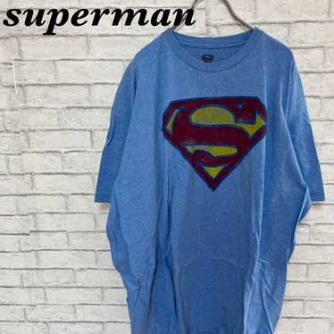 【Vintage】Men's T-shirt Short Sleeve Superman Print