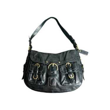 Coach Signature Sufflette leather handbag