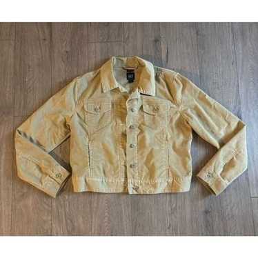 Vintage Gap Jacket Womens Large Beige Corduroy Sna