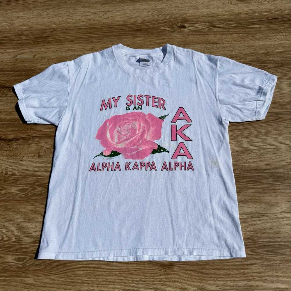 Vintage Alpha Kappa Alpha Sorority Frat Tee Shirt